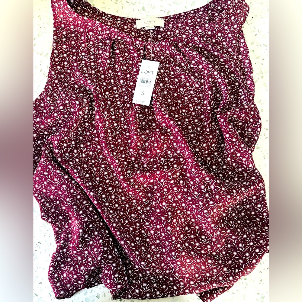 NWT, Ann Taylor Loft Sleeveless Top